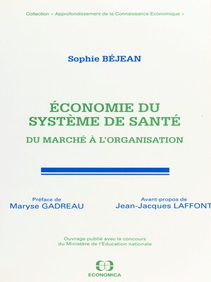 cover image of Économie du système de santé